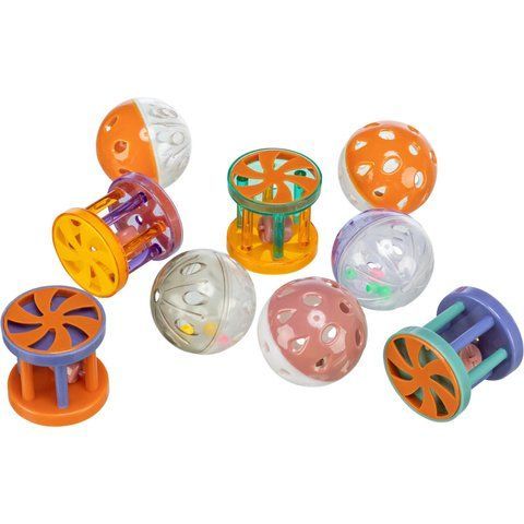 Іграшка Trixie Ball and Roll для котів м яч та валик з брязкальцем 4,5 см 4099_1шт фото