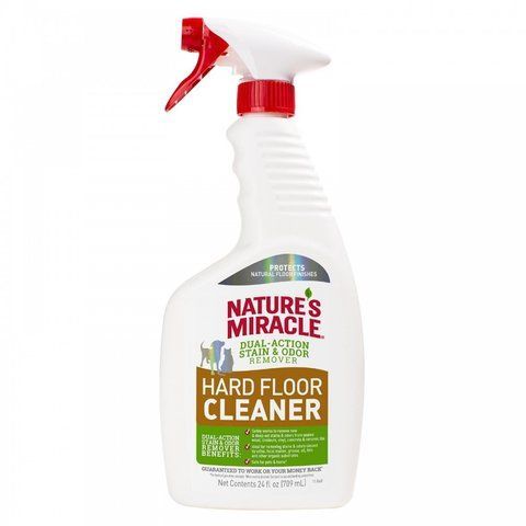 Засіб 8in1 Nature s Miracle Hard Floor Cleaner Dual Action Stain and Odor Remover для усунення плям і запахів для всіх видів 680520USA фото