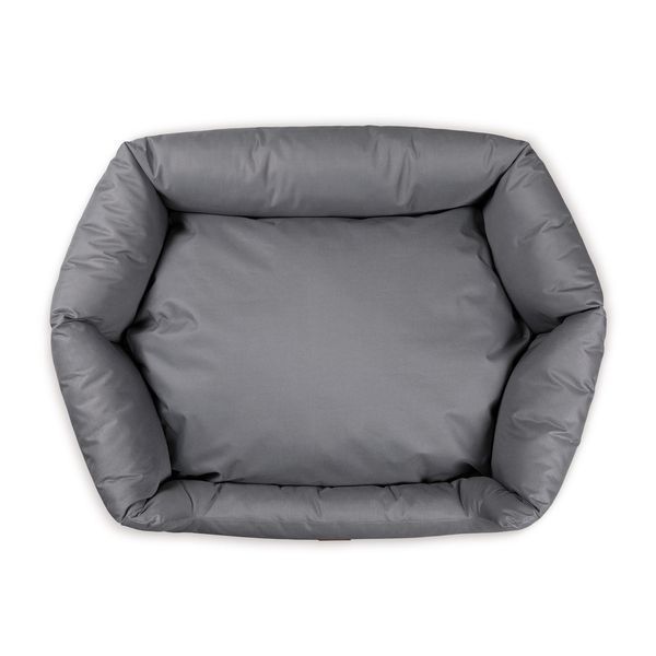 Лежак Pet Fashion Bosphorus 2 для собак сірий 82х65х18 см PR244457 фото
