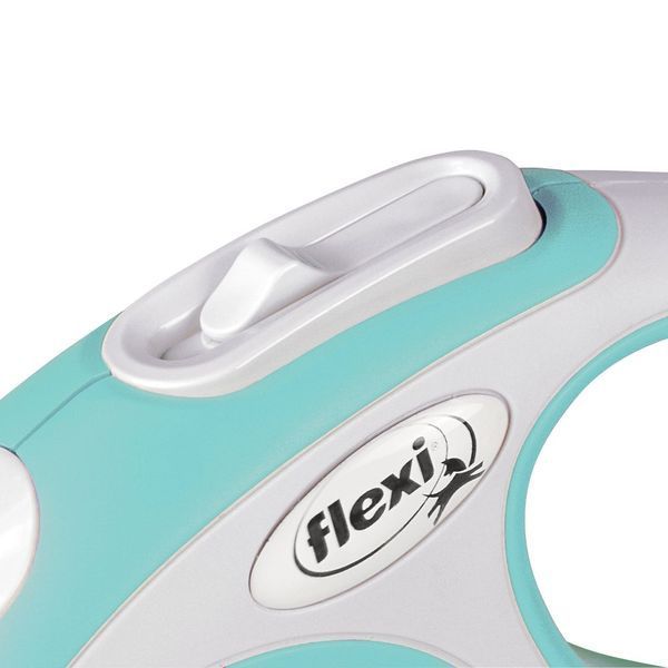 Повідець-рулетка Flexi для собак New Comfort стрічка блакитна розмір XS 3 м/ 12 кг FL 043417 фото