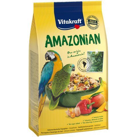 Корм Vitakraft Amazonian для великих амазонських папуг 750 г 21643 фото