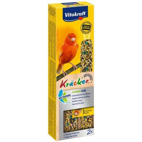 Ласощі Vitakraft Kracker Original Feather Care для канарок під час линьки 60 г / 2 шт 21221 фото