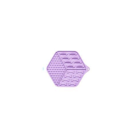 Килимок-годівниця WahoPet для собак силіконова фіолетова WA00004 фото
