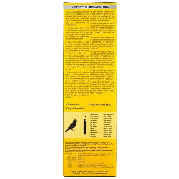 Ласощі Vitakraft Kracker Original Feather Care крекер для середніх папуг та ара у період линьки 2 шт/уп 21294 Vitakraft фото