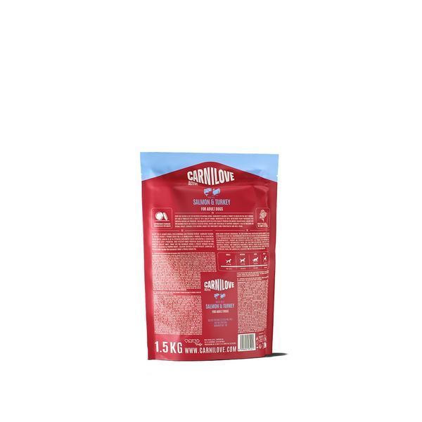 Корм сухий Carnilove Active Salmon & Turkey для cобак лосось та індичка 1,5 кг 173688 фото