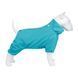 Дощовик для собак WAUDOG Clothes, водонепроникний, XS25, В 36-38 см, С 26-28 см, блакитний 19812 фото 1